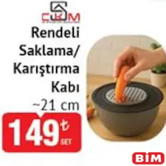 CKM RENDELİ SAKLAMA/KARIŞTIRMA KABI 21 CM